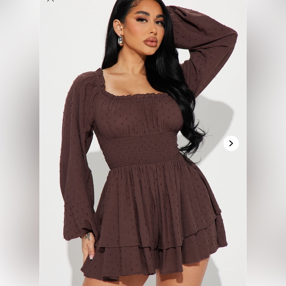 Fashion Nova | Count On You Romper - Chocolate
